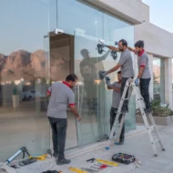 تركيب زجاج سكريت تبوك